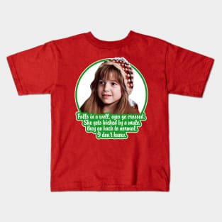 Ruby Sue Kicked By a Mule Kids T-Shirt